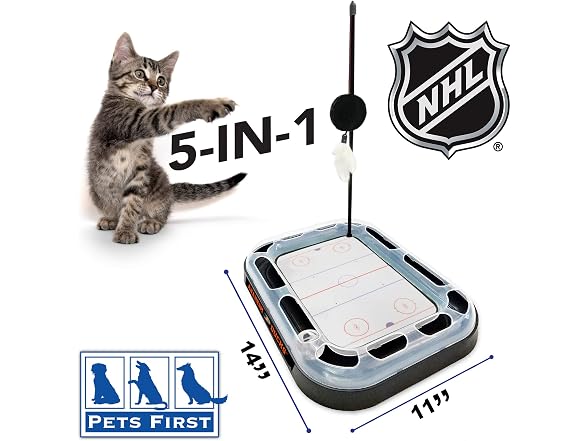 Pets First Cat Scratching Toy NHL Anaheim Duc