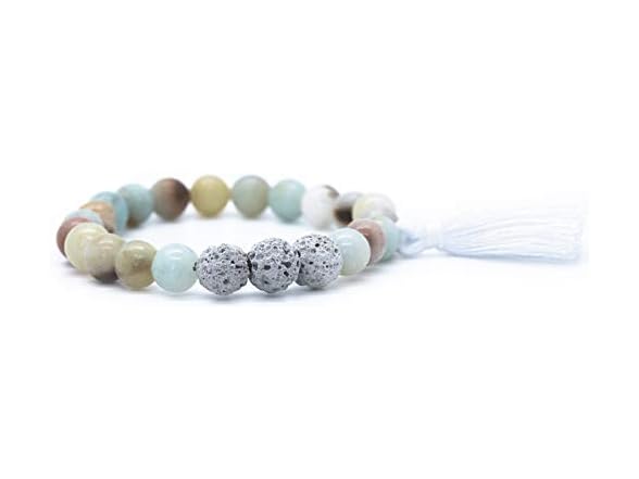 Mana Vibes Amazonite Lava Bracelet