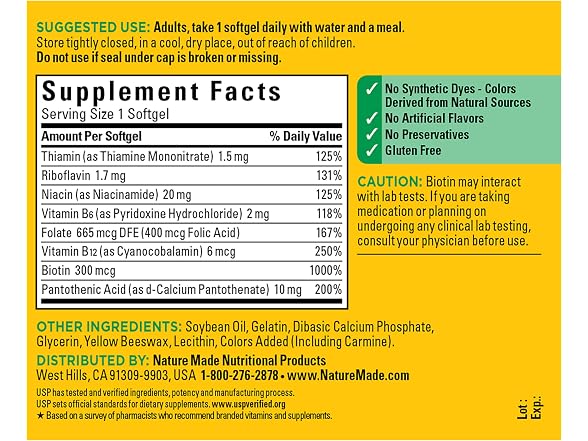 (3-Pack) Nature Made Super B Complex Vitamins