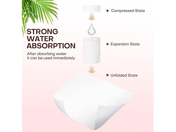 Fcaeon Compressed Towel Tablets 20ct Pink