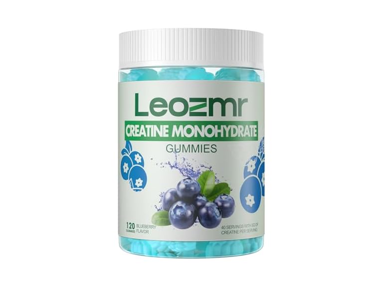 leozmr W0601 Creatine Monohydrate Gummies Blueberry