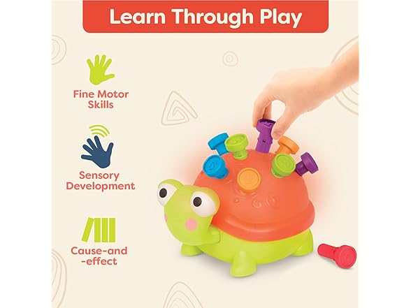 B. toys – Teaching Turtle Toy w/ Lights