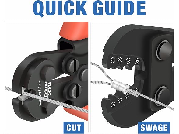 IWISS iCrimp Wire Rope Crimping Tool for