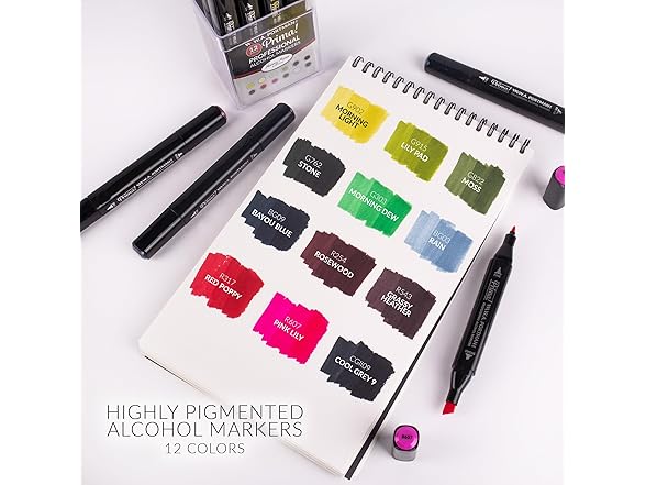Prima Professional Alcohol Markers (Mossy Moor)