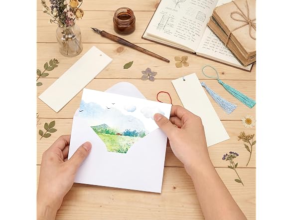 Defresit 150 Pack Watercolor Cards w/Envelopes