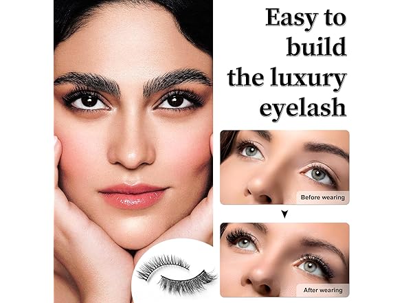 LoveOurHome 12 Pairs Faux Mink Lashes