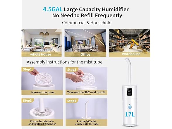 Honovos BC5553260609776 Humidifier 2000sqft