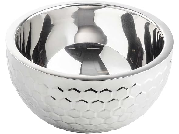 TableCraft 1838 Hive Collection Round Double Wall Bowl, 5 Quart 