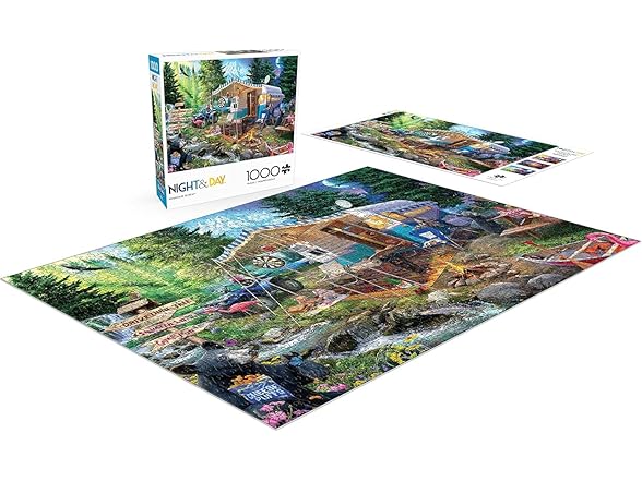 Jeff Haynie - Mountain Retreat - 1000 Piece Jigsaw Puzzle