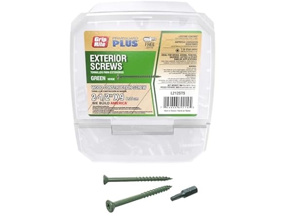 Grip Rite L212ST5 2-1/2-inch Screws