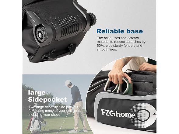 Rimeforge Hard Case Golf Travel Bag
