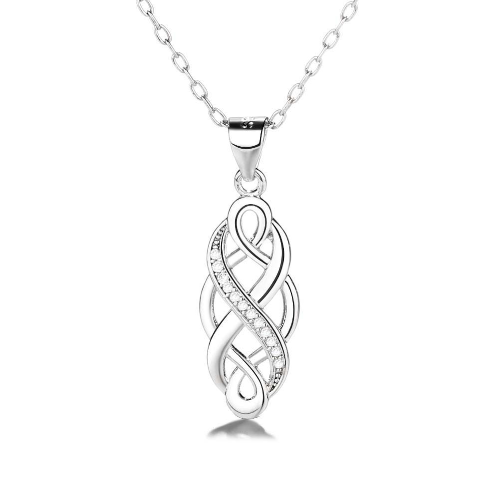 Sterling Silver Celtic Necklace - Gallery 3