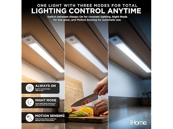 iHome Rechargeable Motion Sensing Light Bar