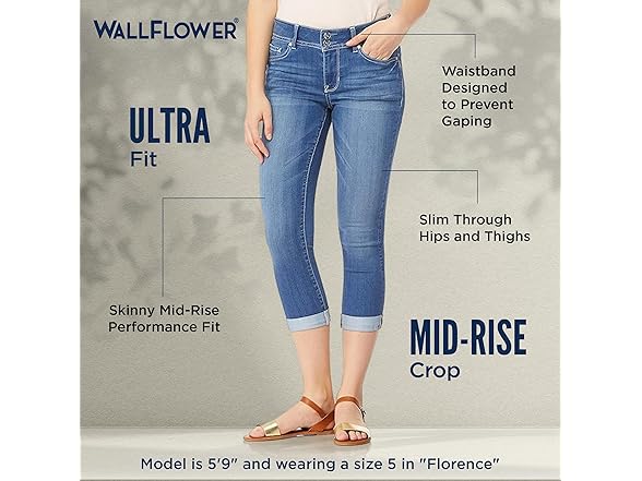 WallFlower Crop Jeans Juliette (24+)