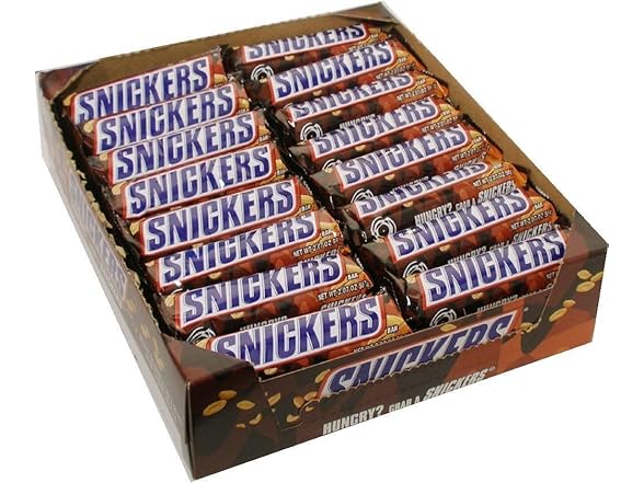 Snickers Chocolate Bars 1.86oz 48ct
