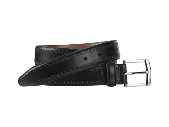 Johnston & Murphy Men (32 US) Perfed-edge Belt