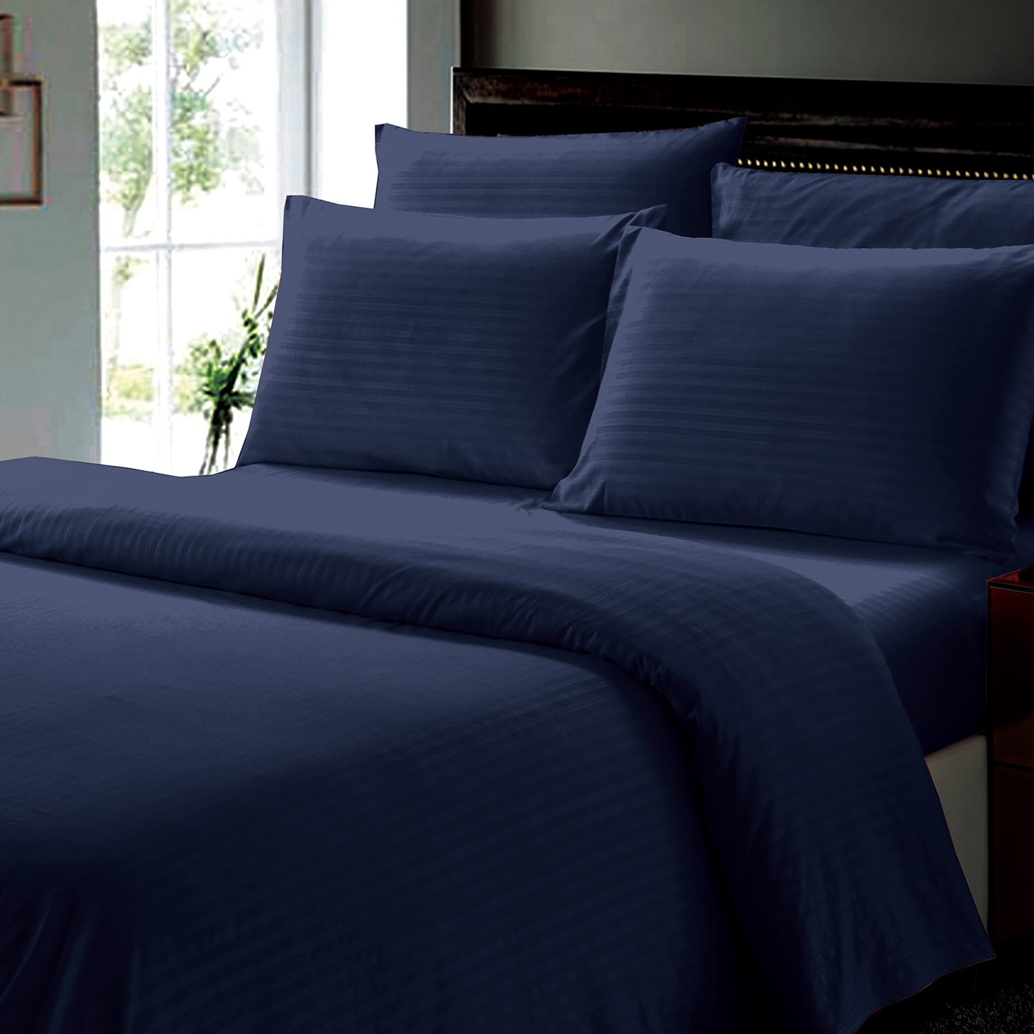 4-Piece Dobby Stripe Bed Sheet Set - Gallery 17