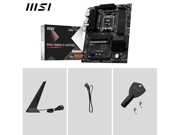 MSI PRO B850-S WIFI6E Motherboard, ATX