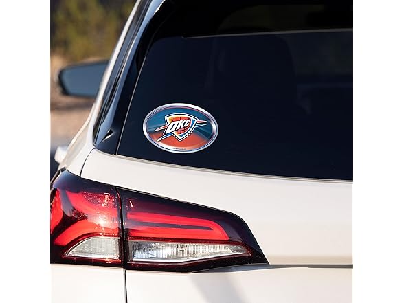 Lakers Metal Oval Sticker