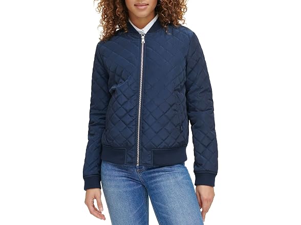 Levi's Women Diamond Quilted Bomber Jacket