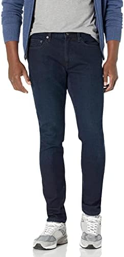 Amazon Essentials Men's Skinny-Fit Stretch Jean, Blue Over Dye, 30W x 34L