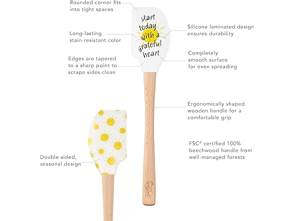 Tovolo Spatulart ‘Grateful Heart’ Silicone Spatula