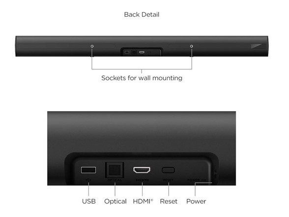 (BUNDLE) ONN Smart Soundbar AND Subwoofer