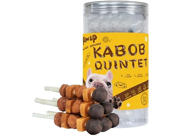 Kabobs & Rawhide Stick