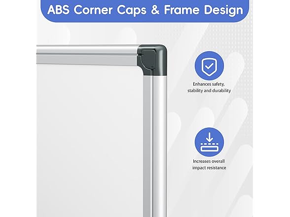 VUSIGN Magnetic Dry Erase White Board for Wall 24"×18"