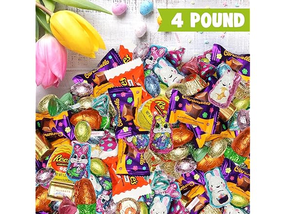 Bulk Easter Chocolate Candy Mix - 4 lb. Assorted