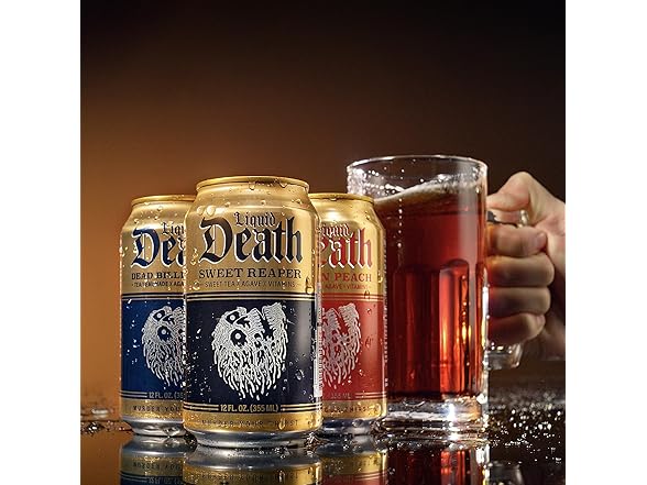 12PK Liquid Death Iced Tea (Black Tea/Lemonade)