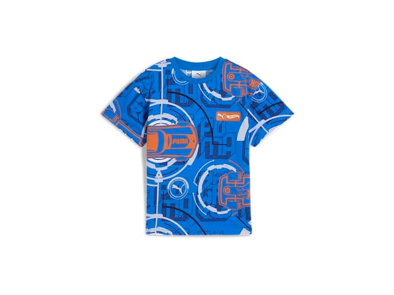 PUMA Boys' Hot Wheels Relaxed Cotton Graphic T-Shirt