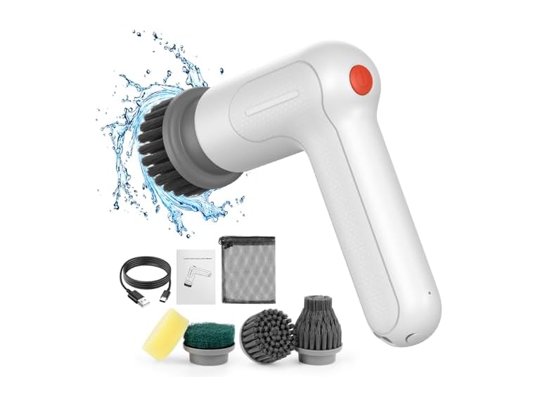 Mitoart Electric Spin Scrubber, Cordless