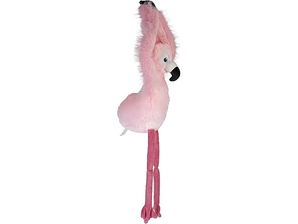 Wild Republic Hanging Eco Flamingo, Stuffed Animal, 21 Inches