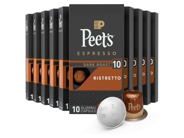 251017RIST 100ct Peets Coffee Nespresso Capsules Rist