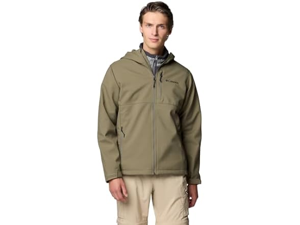 Columbia Mens Ascender II Hooded Rain Jacket (L)