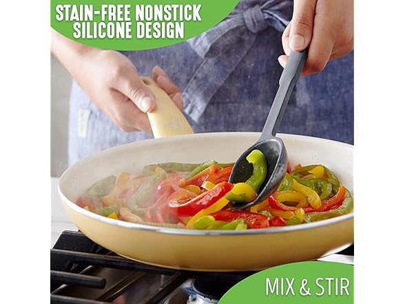 GreenLife Silicone Spoon, Turquoise