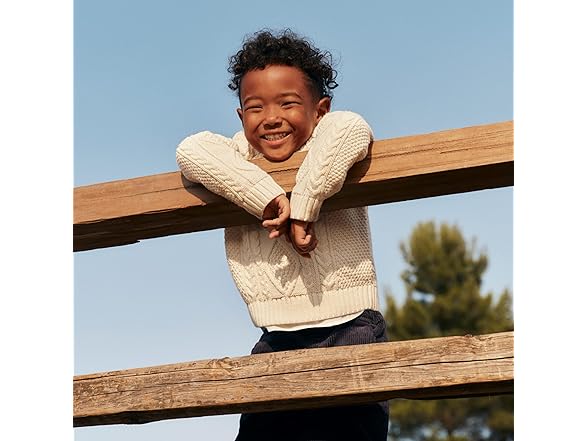 Baby Cable Sweater | Your Color Choice