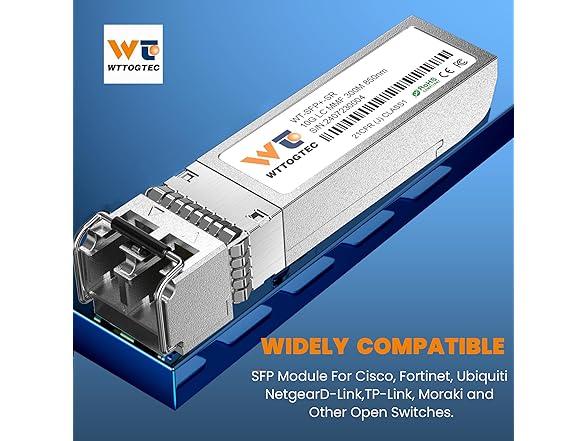 WTTOGTEC  10GBase-SR SFP+ LC Transceiver
