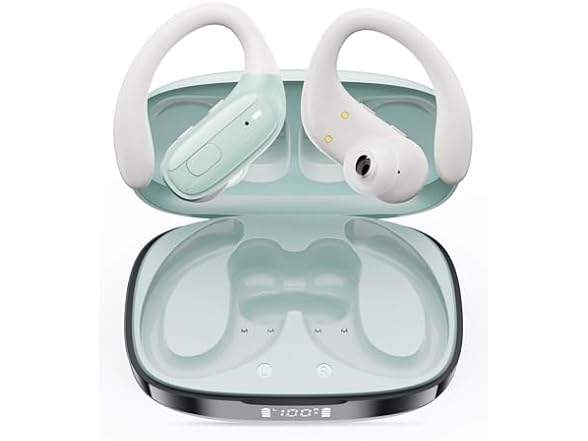 LEEMC W0765 Sports Bluetooth Earbuds Green