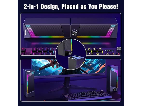 OFFSIR Computer Speakers