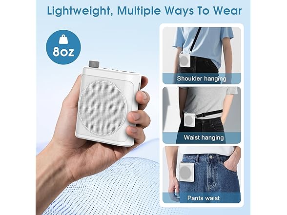 VEVARUN 15W Wireless Voice Amplifier