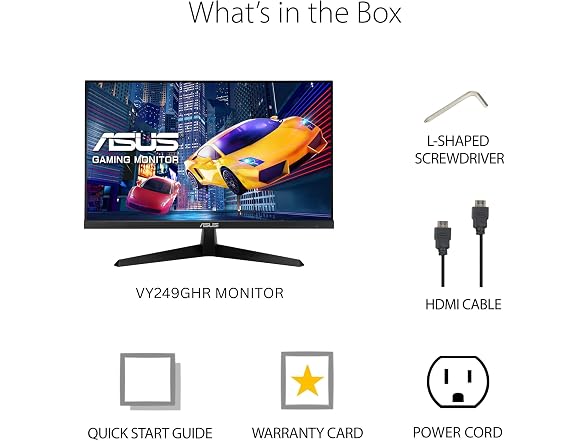 ASUS VY249HGR 23.8 ASUS VY249HGR 24 FHD IPS Eye Care M