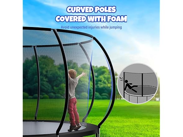 Kiivakii Trampoline 14FT ASTM