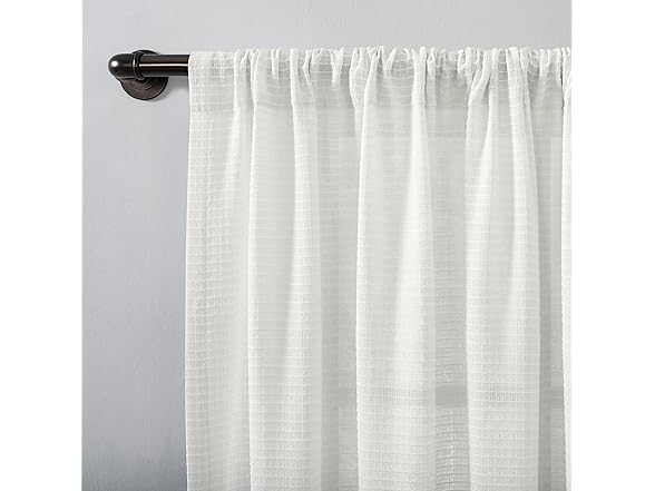 Clean Window Anti-Dust Curtain, 52"x84", White