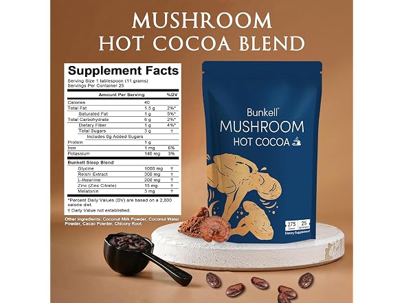 Bunkell Mushroom Hot Cocoa