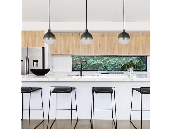 Globe Electric 1-Light Pendant, Black