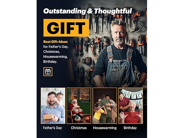 Garage Power Tool Organizer with Shelves