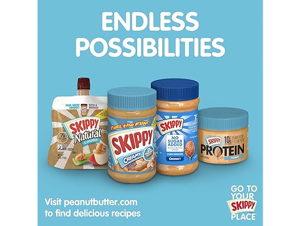 SKIPPY Creamy Peanut Butter, 80 oz.