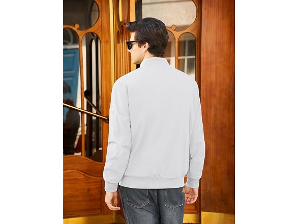 Crysully Men (XL) Lightweight Bomber Jacket Coat